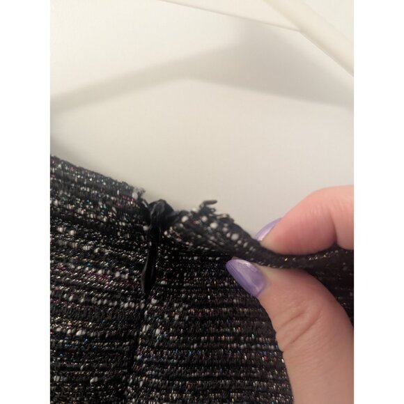 Sparkly Cutout A-Line Mini Dress XS - Picture 6 of 6